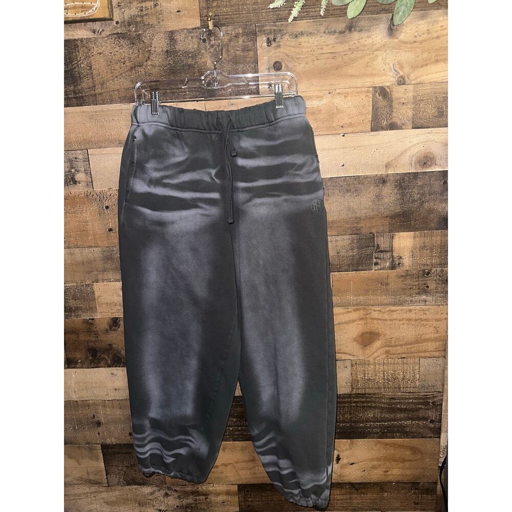 Ninth Hall Fundamentals Sun Wash oversized Black Sweatpants Size Small